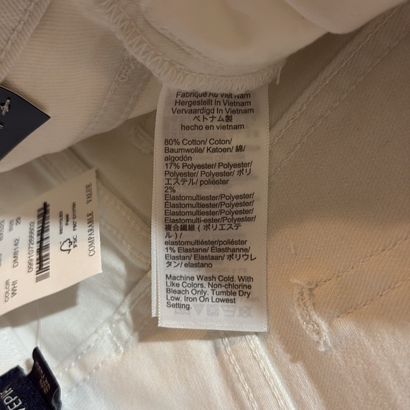 NWT J. crew factory white stovepipe straight jean in signature stretch+ - Picture 5 of 10